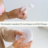 Ameda Universal Soft Breast Pump Flange Inserts
