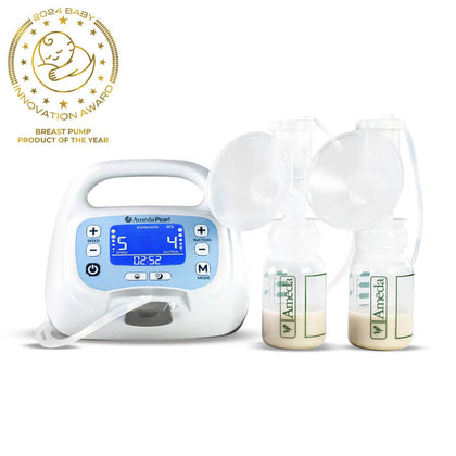 Ameda Pearl hospital grade breast pump, winner of Breast Pump Product of 2024 at the Baby Innovation Awards